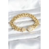 Pirinç Gold Renk VIP Exclusive Seri Gurmet Model Kadın Bileklik