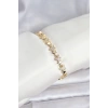 Pirinç Gold Renk VIP Seri Yıldız Model Zirkon Taşlı Kadın Bileklik