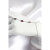 Pirinç Renkli Zirkon Taşlı Dikdörtgen Model Gümüş Renk Kadın Şahmeran