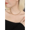 Rose Zincir Kadın Çelik Kolye