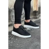 WG010 Siyah Cilt Erkek Casual Ayakkabı