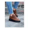 WG094 Taba Siyah Erkek Casual Ayakkabı