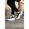 WG162 Beyaz Siyah Ortopedik Taban Erkek Casual Ayakkabı