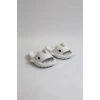 WG500 Köpekbalığı Beyaz Unisex Tam Ortopedik Terlik Shark Slides Cocuk