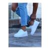 WG506 Beyaz Erkek Saraclı Casual Ayakkabı