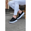 WG508 Siyah Cilt Ortopedik Taban Erkek Casual Ayakkabı