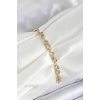 Xuping Pirinç Sonsuzluk Model Gold Renk Kadın Bileklik