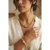 Xuping Singapur Zincir Model Kolye ve Bileklik Set