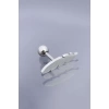 Yaprak Model 316L Cerrahi Çelik Piercing