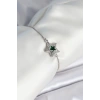 Yıldız Model Asansörlü Gümüş Renk Kadın Bileklik