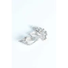 Zirkon Taşlı Metal Broş