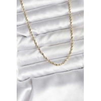 14K Gold Renk Kaplama Burgu Model CM Kadın Kolye