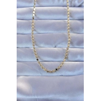 316L Çelik Gold Renk 60 cm Parçalı Ezme Kolye