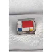 316L Çelik Gümüş Renk Karışık Renk Portre Model Nomination Charm