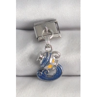 316L Çelik Gümüş Renk Sallantı Kova Burç Model Nomination Charm