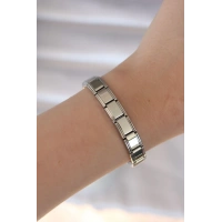 316L Çelik Gümüş Renk Yazısız Nomination Model Kadın Bileklik