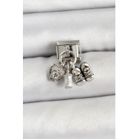 316L Çelik Gümüş Renk Bebek Konsept Nomination Charm