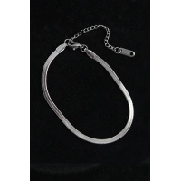 316L Çelik İtalyan Model Gümüş Renk Erkek Bileklik