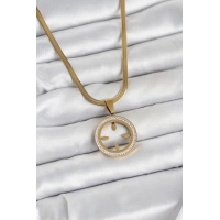 316L Çelik İtalyan Zincir Model Çeyrek Takılabilir Kadın Kolye