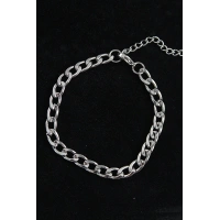 316L Çelik Kalın Klasik Model Gümüş Renk Erkek Bileklik