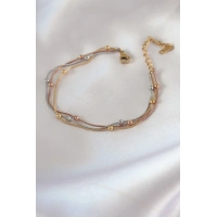 316L Çelik Mix Renk Minimal Toplu Kadın Bileklik