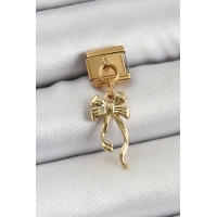 316L Çelik Sallantılı Uzun Fiyonk Model Gold Renk Nomination Charm