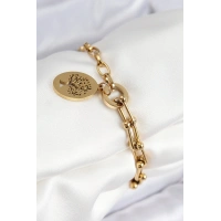 316L Çelik Tifany Ağaç Model Gold Renk Kadın Bileklik