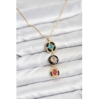 316L Çelik Vintage Model Kadın Kolye