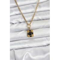316L Çelik Zincir Gold Renk Vintage Model Kadın Kolye