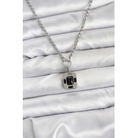 316L Çelik Zincir Gümüş Renk Vintage Model Kadın Kolye