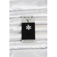 316L Cerrahi Çelik Lotus Model Göbek Piercing