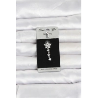 316L Cerrahi Çelik Sallantılı Çiçek Model Göbek Piercing