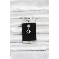316L Cerrahi Çelik Sallantılı Yıldız Model Göbek Piercing