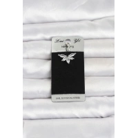316L Cerrahi Çelik Zirkon Taşlı Göbek Piercing