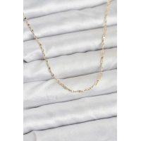 CM 14K Gold Renk Gemici Zincir Model 60 cm Kadın Kolye