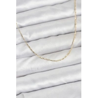 CM 14K Gold Renk Kesme Model 60 cm Kadın Kolye