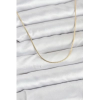 CM 14K Gold Renk Yılan Zincir Model Kadın Kolye