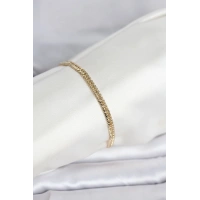 CM 14K Gold Renk Zincir Model Kadın Bileklik