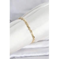 CM 14K Gold Renk Zincir Model Kadın Bileklik