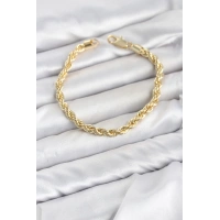 CM Burgu Model Gold Renk Pirinç Kadın Bileklik