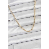 CM Gold Renk Pirinç Halkalı Model Kadın Kolye