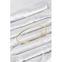 CM Gold Renk Simli Model 65 mm Bilezik