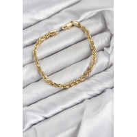 CM Singapur Model Zincir Gold Renk Kadın Bileklik