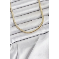 CM Yassı Yılan Zincir Model 60 cm Kadın Kolye