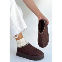 Foyk Kahverengi Süet Bot