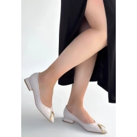 Goes Bej Rugan Babet Ayakkabı