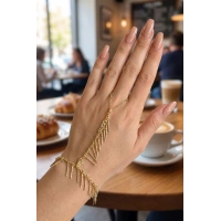 Gold Renk Pirinç Sarkıt Model Şahmeran