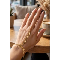 Gold Renk Pirinç Sarkıt Plaka Model Şahmeran