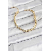 Gold Renk Tifani Model Pirinç Kadın Bileklik