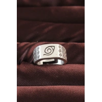 Gümüş Renk Motifli Ayarlamalı Erkek Yüzük